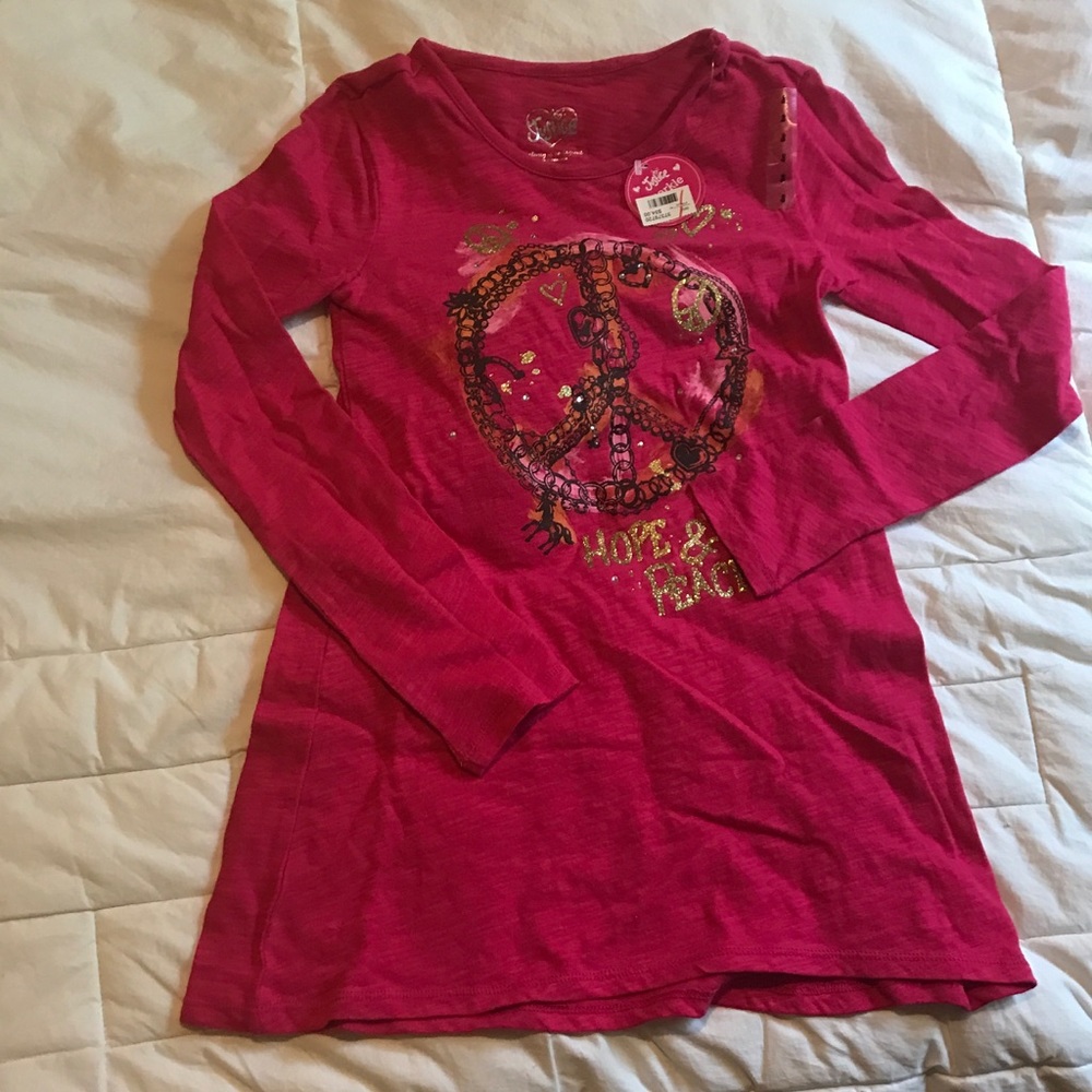 Justice peace long sleeve top